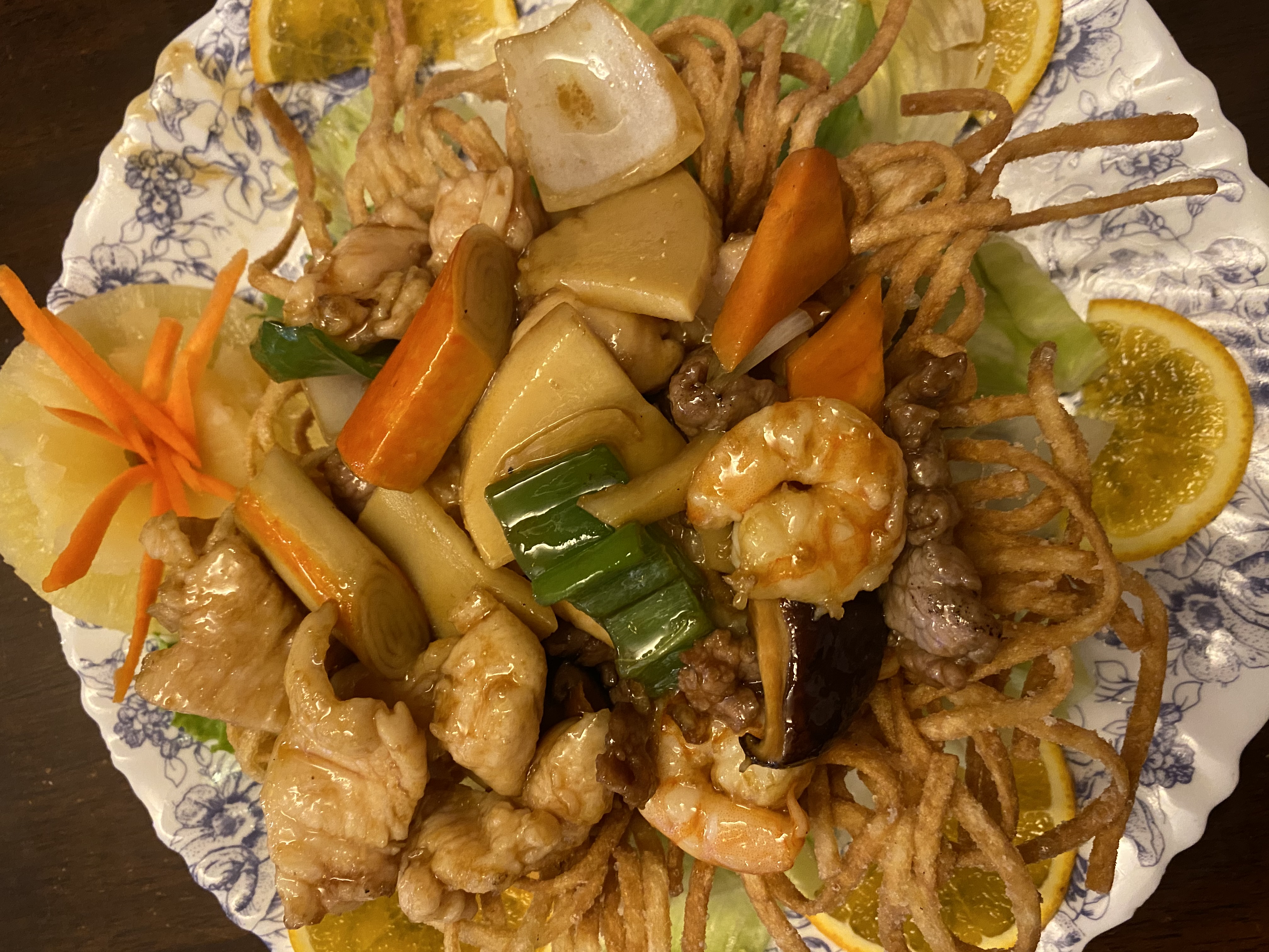 Plato especial mandarín